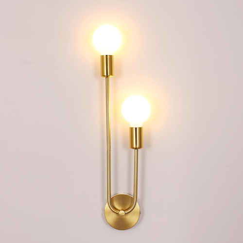 Lampada parete interno oro - lampada,