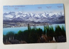 ZURIGO    SVIZZERA     PANORAMA   1915