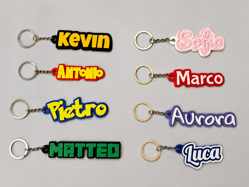 Portachiavi personalizzato con - portachiavi,
