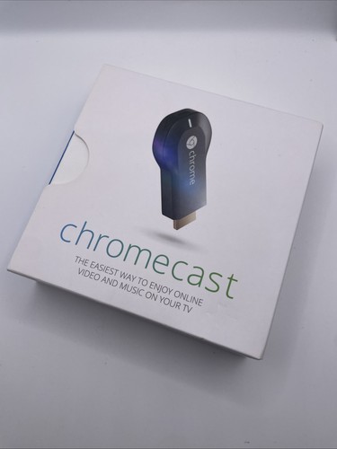 Open box google chromecast - box,
