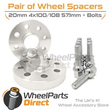 Wheel Spacers (2) & Bolts 20mm