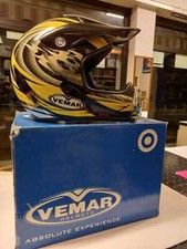 CASCO VEMAR CROSS ATM COLORE GIALLO-NERO TAGLIA S NUOVO.