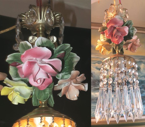 Porcelain capodimonte rose - 1,