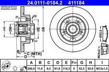 Brake discs Renault Grand
