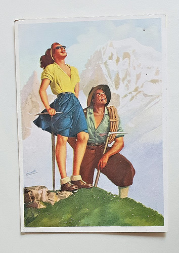 Cartolina illustratore - cartolina,