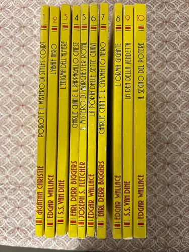 Lotto libri giallo - lotto, 10