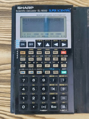 Sharp 9000 vintage super - el-9000,