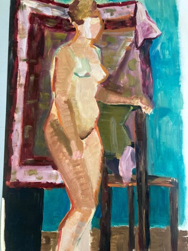 Bellissimo pittura donna nuda - pittura,