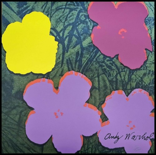 Andy warhol fiori - warhol, *