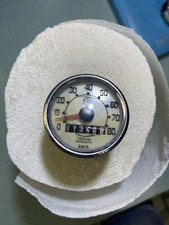 CONTACHILOMETRI TONDO Usato  VEGLIA VESPA 50 R N L 80 KM/H Vetro Lesionato