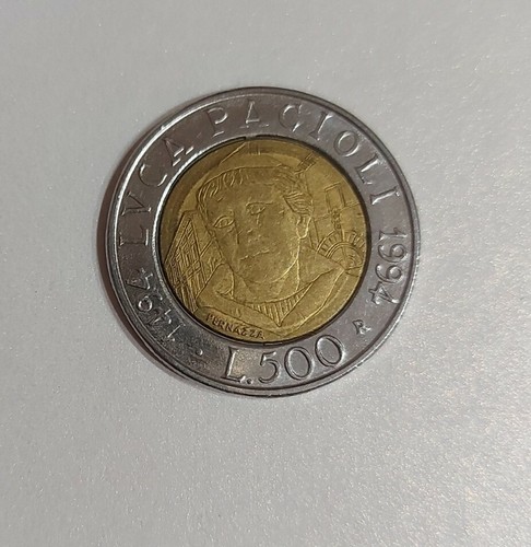 500 lire luca pacioli - 500,