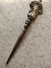 Spillone Argento Acciaio Antico Spilla Xix Sec. 