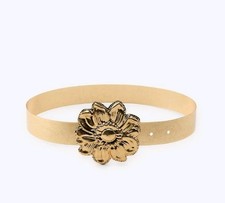 ZARA CINTURA FIORI METALLO NUOVA CON ETICHETTA TAGLIA 32