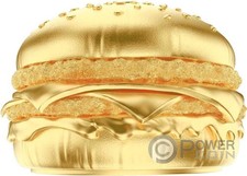 HAMBURGER moneta argento 3D 5$ Samoa 2025