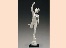 Scultura classica Mercurio cm 39 in polvere di alabastro made in Italy