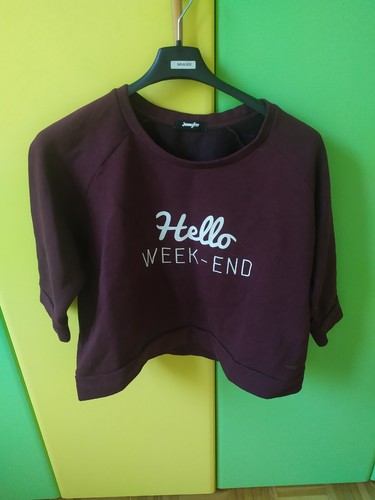 Felpa bordeaux jennyfer - felpa,