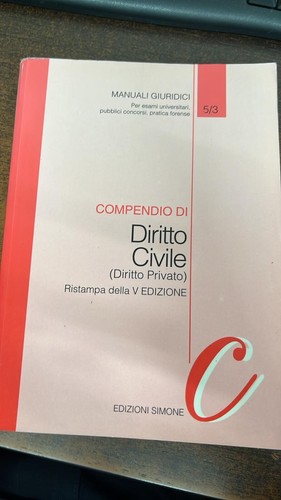 Compendio diritto civile - di, (