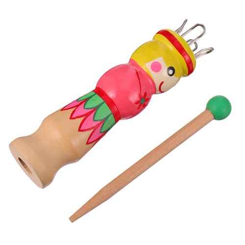 Mini bambola legno - mini, tessuto