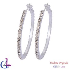 Orecchini donna argento oro