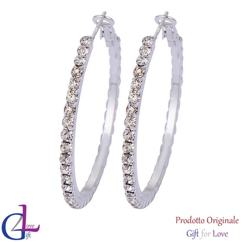 Orecchini donna argento oro