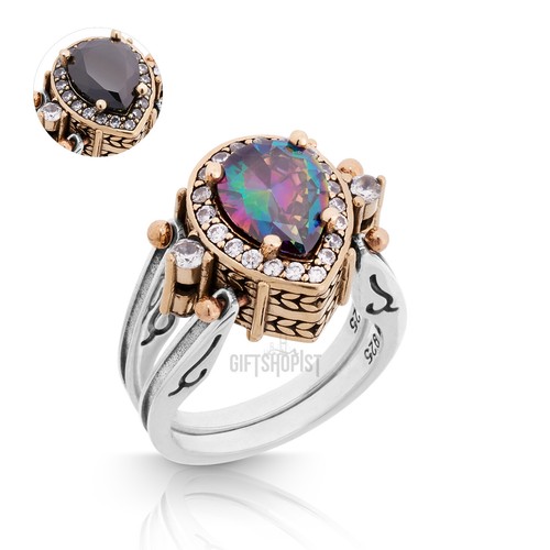 Anello turco goccia - turco,