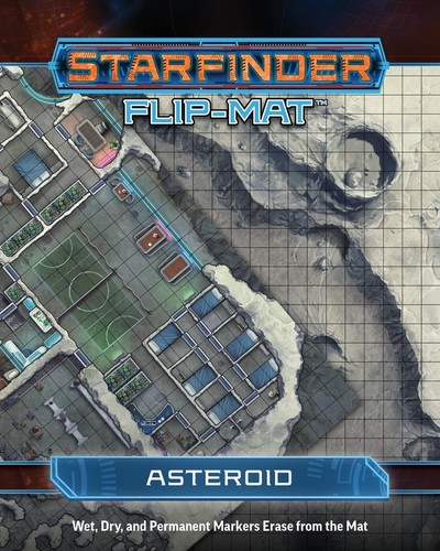 Starfinder flip mat asteroide - starfinder,