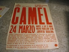 CAMEL ORIGINAL POSTER TOUR