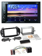 Pioneer Bluetooth 2DIN USB DVD DAB MP3 autoradio per Fiat 500 fino al 2012 lucido