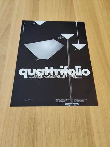 1988 quattrifolio lampada - quattrifolio,