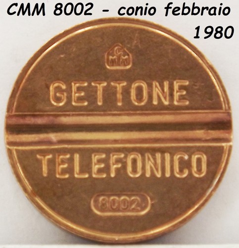 1980 gettone cmm 8002 - 1980,