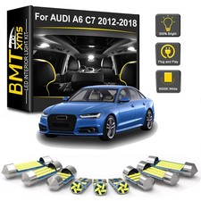 Confezione Lampadina Led Interno 9pz + Attrezzo Omaggio Per AUDI A6 C7 2012-2018