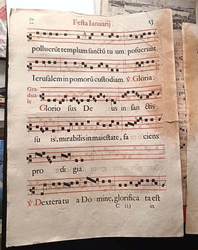 Antifonario cartaceo con - cartaceo,