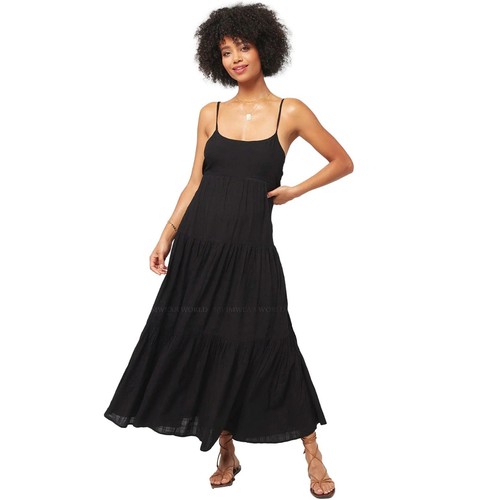 Maxi abito nero space - maxi, l*space