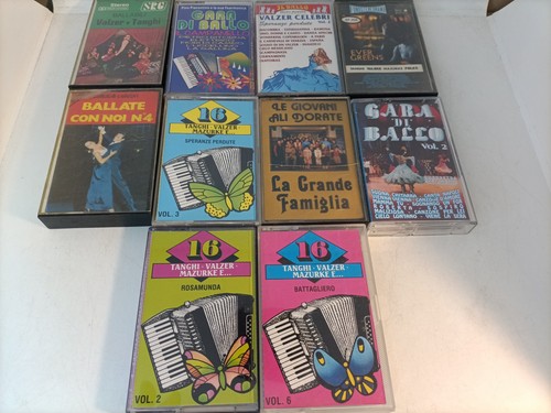 Lotto 10x musicassette mazurka - lotto,