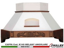 Cappa FHULLER Angolo MELANY 103X103 Legno Frassino o Tiglio Grezzo + MOTORE 420