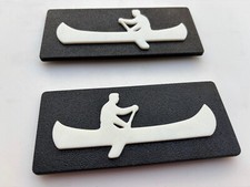 TARGHETTE LATERALI CANOE