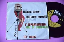L'APPARTAMENTO MAI DI DOMENICA 7" OST COLONNA SONORA ORIG ITALY '60