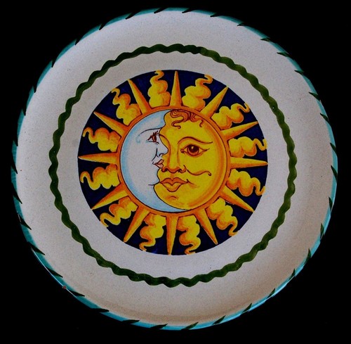 Piatto ceramica maiolica - piatto,