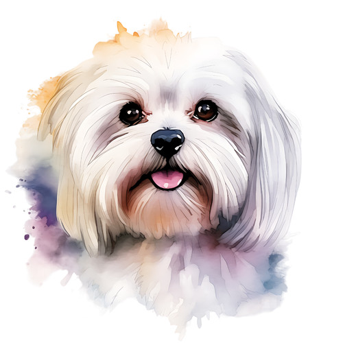Adesivo auto maltese cani