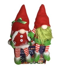 Gnomi Natalizi Peluche Mensola