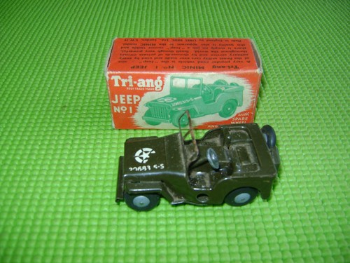 Tri ang minic toy jeep - minic-toy, n°1