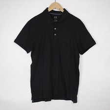 Polo Armani Exchange in cotone colore nero taglia L da uomo