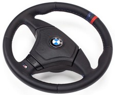 Volante In Pelle Per BMW M3 E46 Con Airbag TRE STRISCE