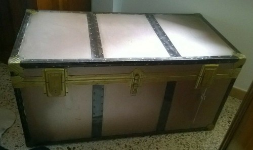 Antico baule cassapanca - cassapanca,, con