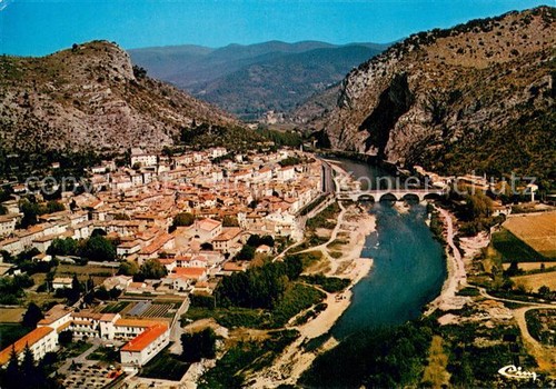 Anduze vue aérienne - anduze,