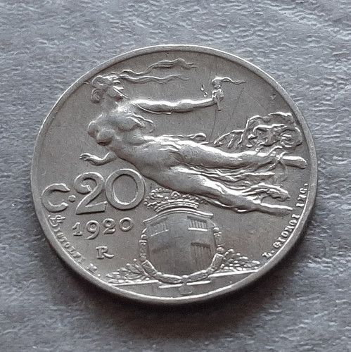 Pièce italie centesimi - pièce, 20