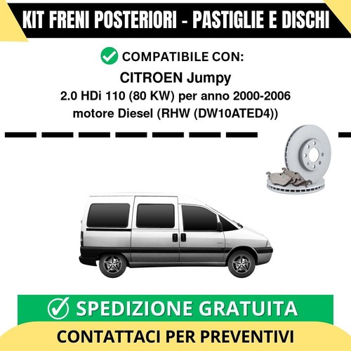 Kit freni posteriori - kit, citroen