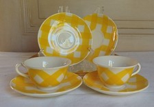 Tasses à Café Ecossais Jaune