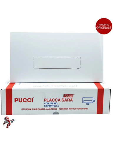 Placca pucci sara - bianca, per