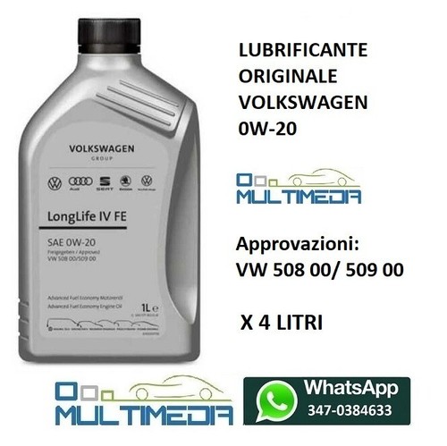 Litri olio motore originale - 4,
